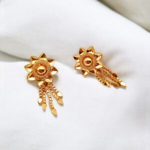 Pretty Queen - 1 Gram Gold Plated Drop Earring