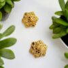 Pretty Queen - 1 Gram Gold Plated Floral Stud Earring For Women & Girls