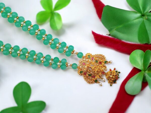Pretty Queen - 1 Gram Gold Plated Jewellery Set/Necklace Set For Women
