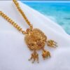 Pretty Queen - 1 Gram Gold Plated Long Dollar Chain For Women and Girls, Size - 24" Inch, Covering Jewellery, Long Chain