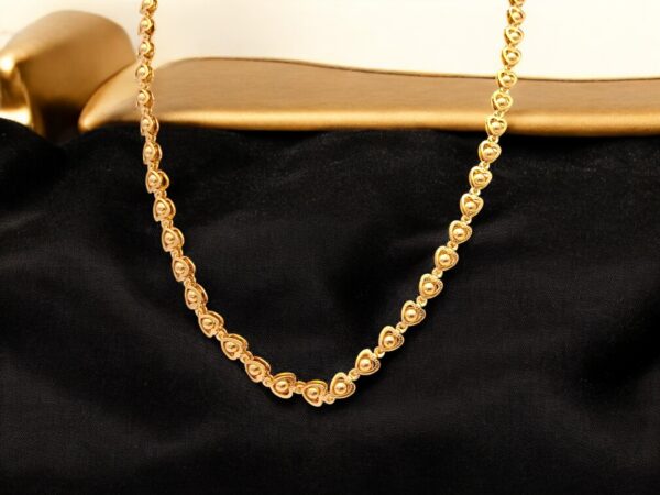 Pretty Queen – 1 Gram Gold Plated Long Chain For Women and Girls, Size – 24″ Inch, Covering Jewellery, Long Chain