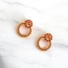 Pretty Queen - 1 Gram Gold Plated AD Stone Stud Earring