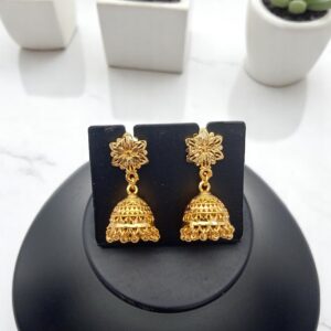 Pretty Queen - 1 Gram Gold Plated Jhumki/Jhumka/Jhumki's For Women & Girls, Covering Jewellery, Earrings