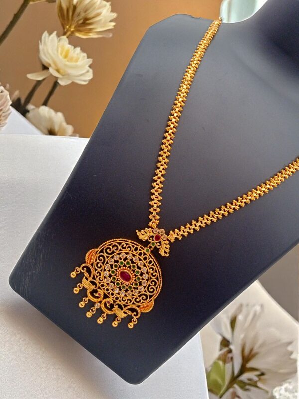 Pretty Queen - 1 Gram Gold Plated Jewellery Set/Necklace Set For Women