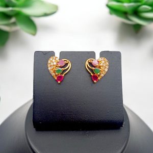 1 Gram Gold Plated AD Stud