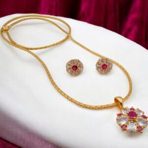 1 Gram Gold Plated Long Dollar Chain