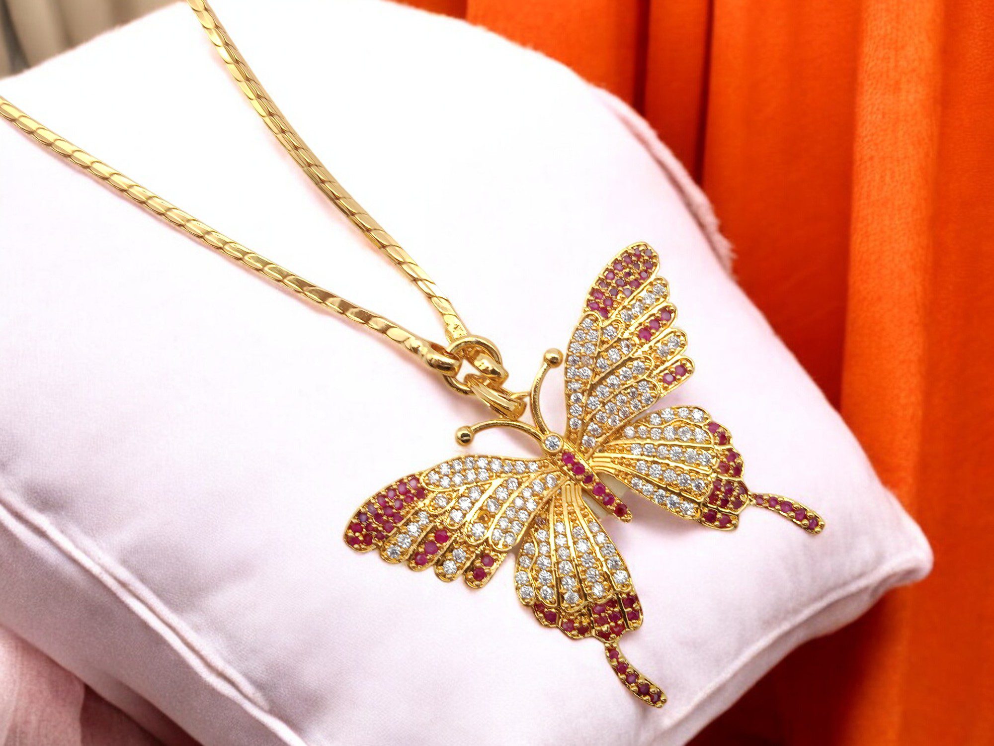 1 Gram Gold Plated Long Dollar Chain