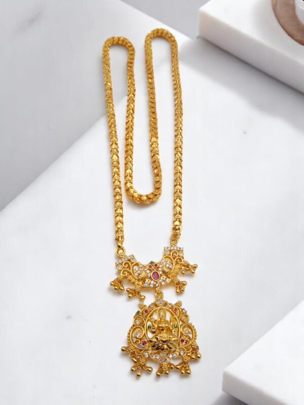 1 Gram Gold Plated Long Dollar Chain