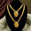 Forming Gold Plated Jewellery Set/Haaram Set