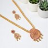 1 Gram Gold Plated AD Jewellery Set/Necklace Set