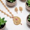 1 Gram Gold Plated AD Jewellery Set/Necklace Set