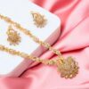 1 Gram Gold Plated AD Jewellery Set/Necklace Set
