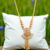 1 Gram Gold Plated AD Necklace
