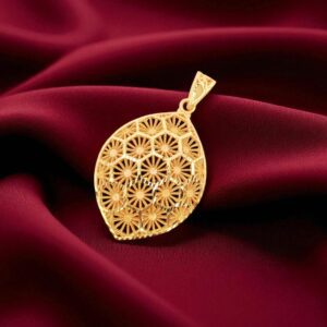 Forming Gold Plated Floral Dollar
