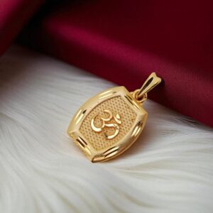 Forming Gold Plated Spritual Om Dollar