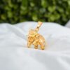 Forming Gold Plated Elephant Dollar
