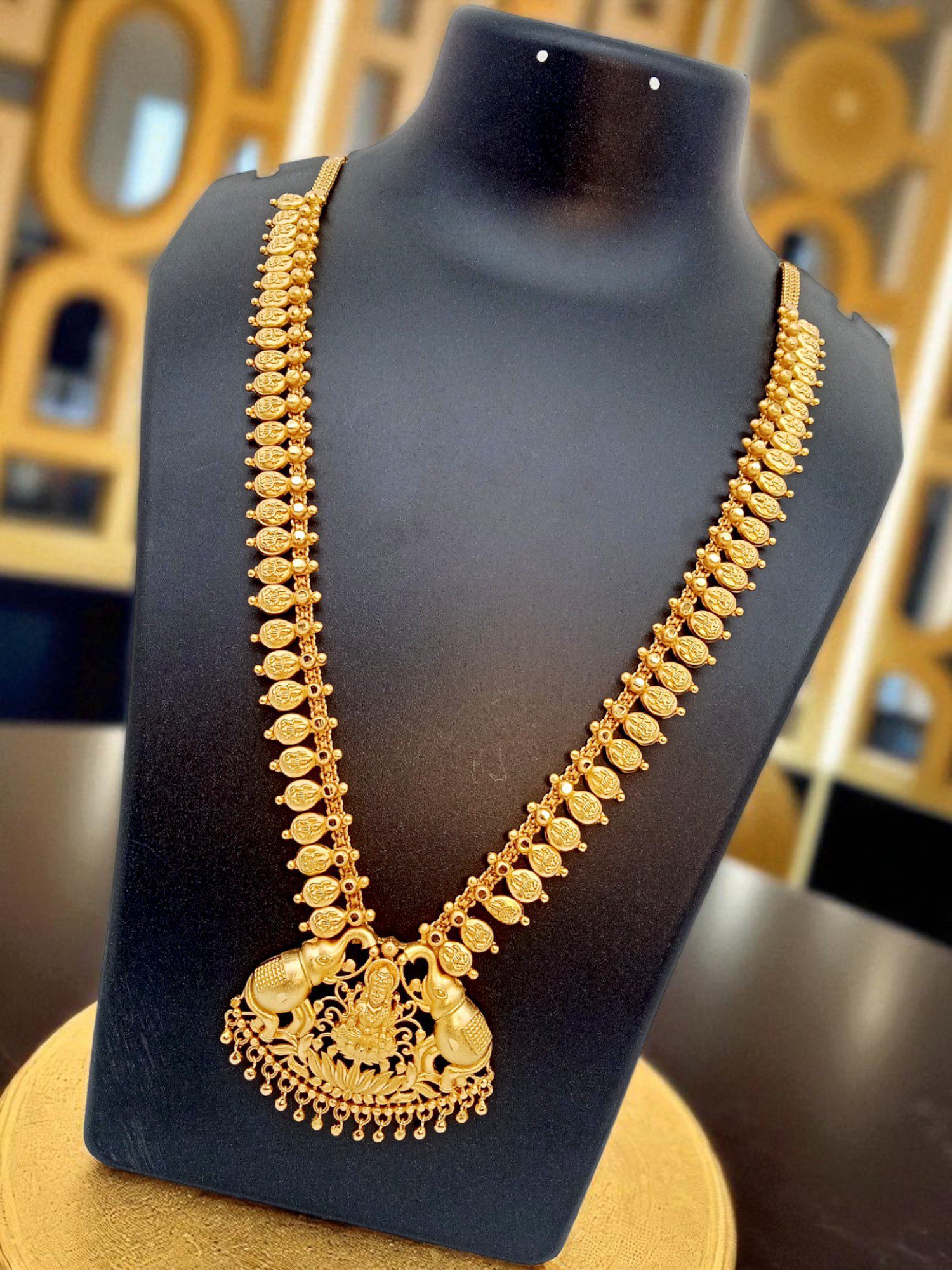 Forming Gold Plated Long Haaram