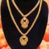 Forming Gold Plated Jewellery Set/Haaram Set