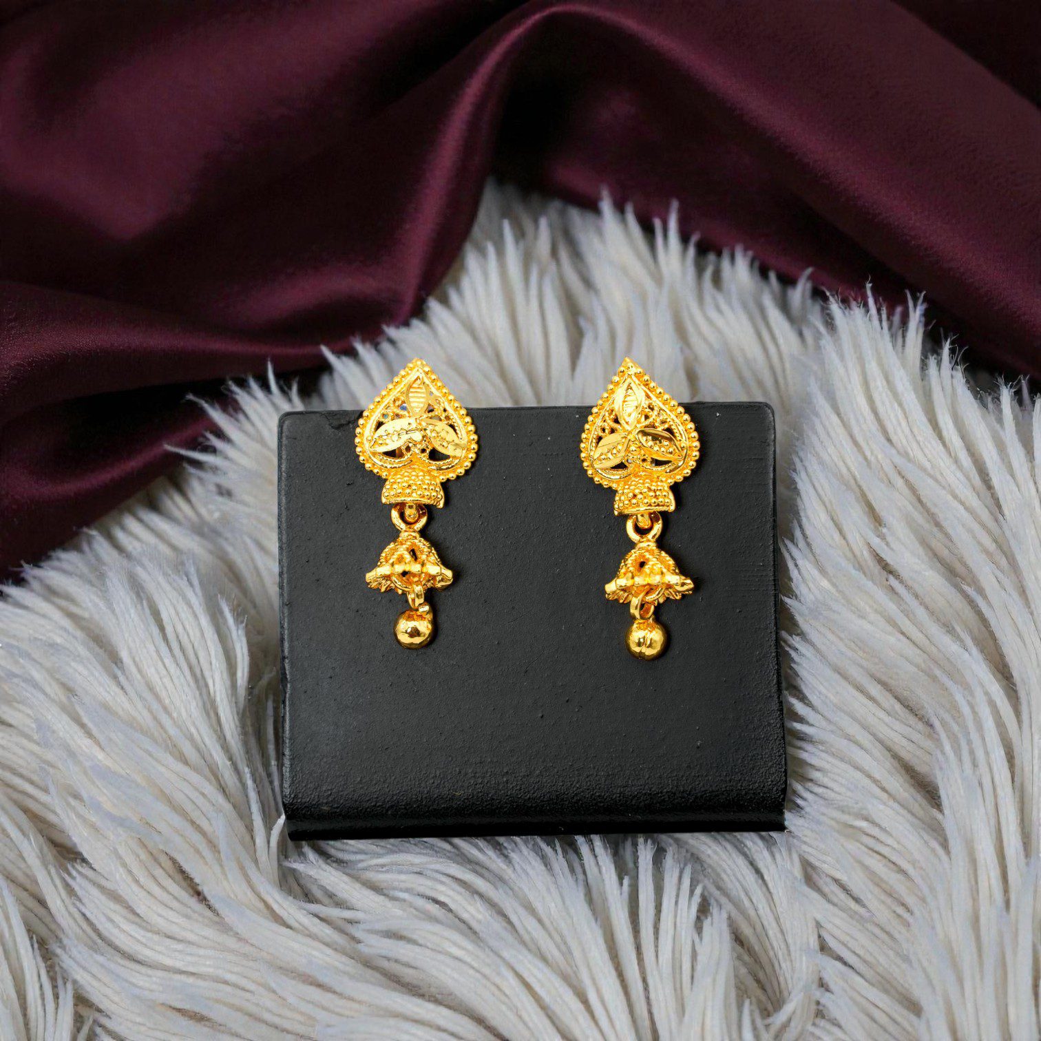 1 Gram Gold Plated Jhumki