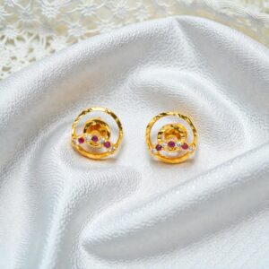 1 Gram Gold Plated AD Stud