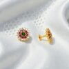 1 Gram Gold Plated AD Stud