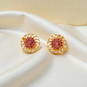 1 Gram Gold Plated AD Stud