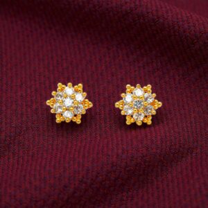 1 Gram Gold Plated AD Stud