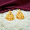 1 Gram Gold Plated Chandbali Jhumki