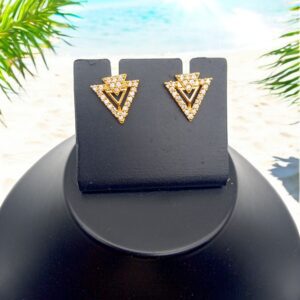 1 Gram Gold Plated AD Stud