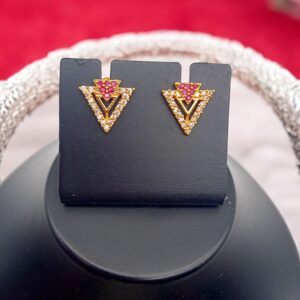 1 Gram Gold Plated AD Stud