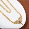 1 Gram Gold Plated Long Dollar Chain