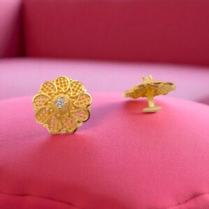 1 Gram Gold Plated Stud