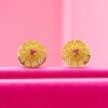 1 Gram Gold Plated Stud