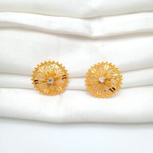 1 Gram Gold Plated Stud