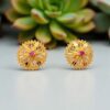 1 Gram Gold Plated Stud