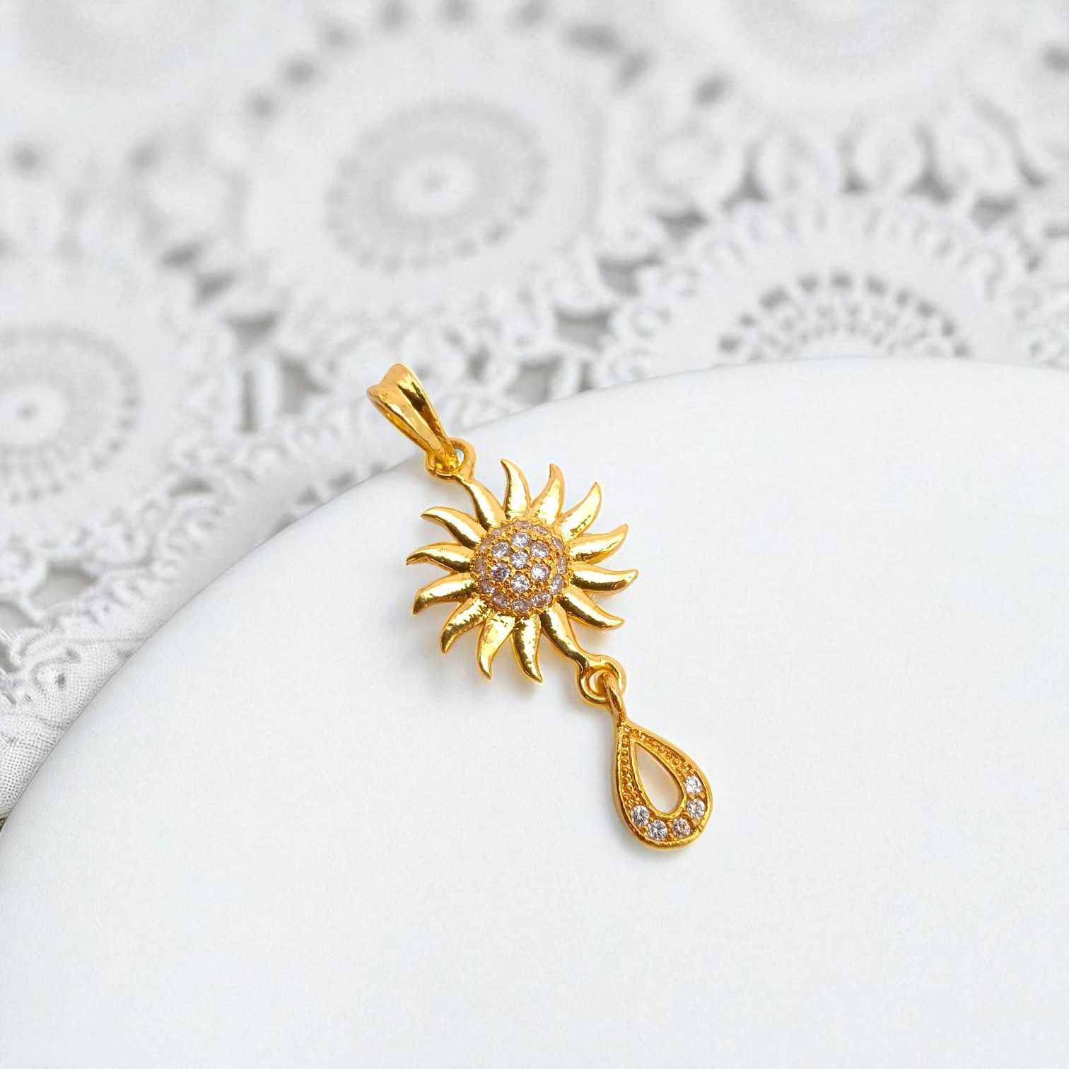 1 Gram Gold Plated Dollar/Pendant