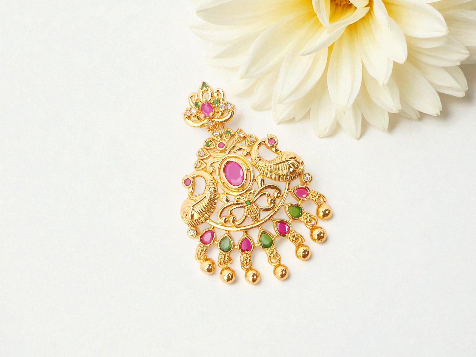 1 Gram Gold Plated Big Size Dollar/Pendant