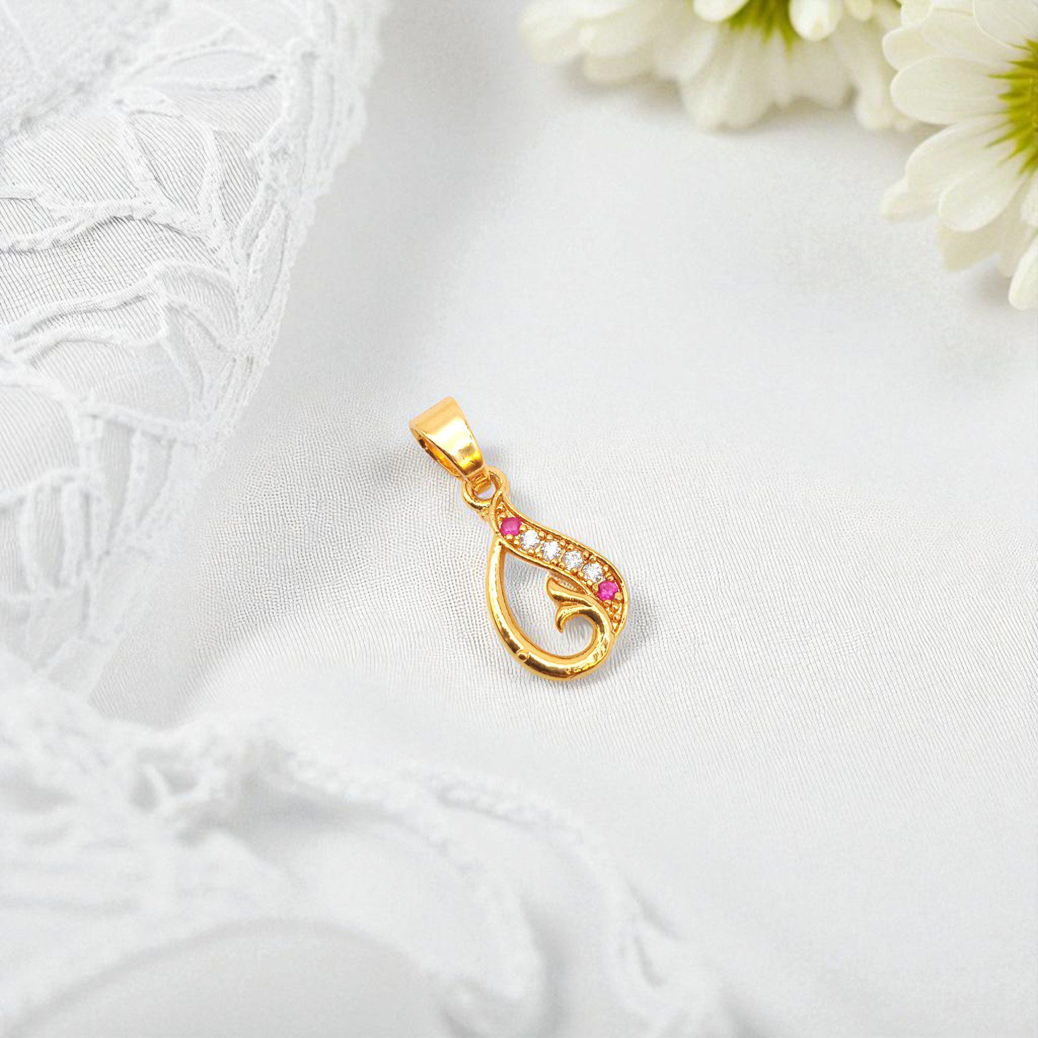 1 Gram Gold Plated Dollar/Pendant