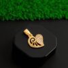 1 Gram Gold Plated Heart Dollar/Pendant