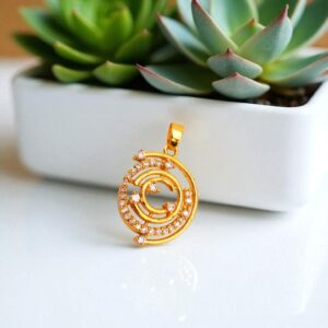 1 Gram Gold Plated Dollar/Pendant