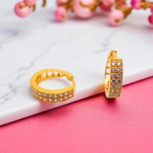 1 Gram Gold Plated Bali/Ring Type Earring