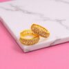 1 Gram Gold Plated Bali/Ring Type Earring