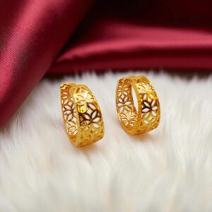 1 Gram Gold Plated Bali/Ring Type Earring