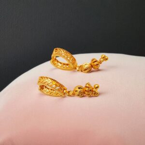 1 Gram Gold Plated Bali/Ring Type Earring