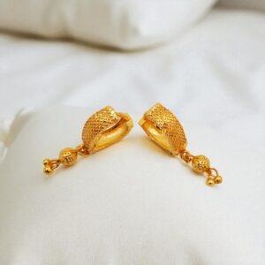 1 Gram Gold Plated Bali/Ring Type Earring