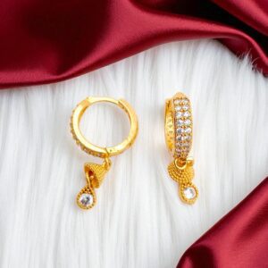 1 Gram Gold Plated Bali/Ring Type Earring