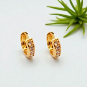 1 Gram Gold Plated Bali/Ring Type Earring