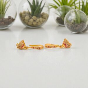 1 Gram Gold Plated Bali/Hook Type Earring