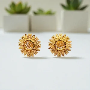 1 Gram Gold Plated Stud