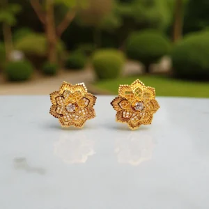 1 Gram Gold Plated Stud